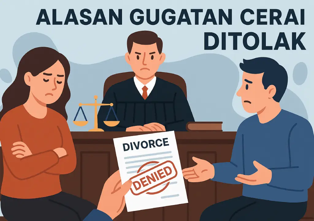 alasan gugatan cerai ditolak