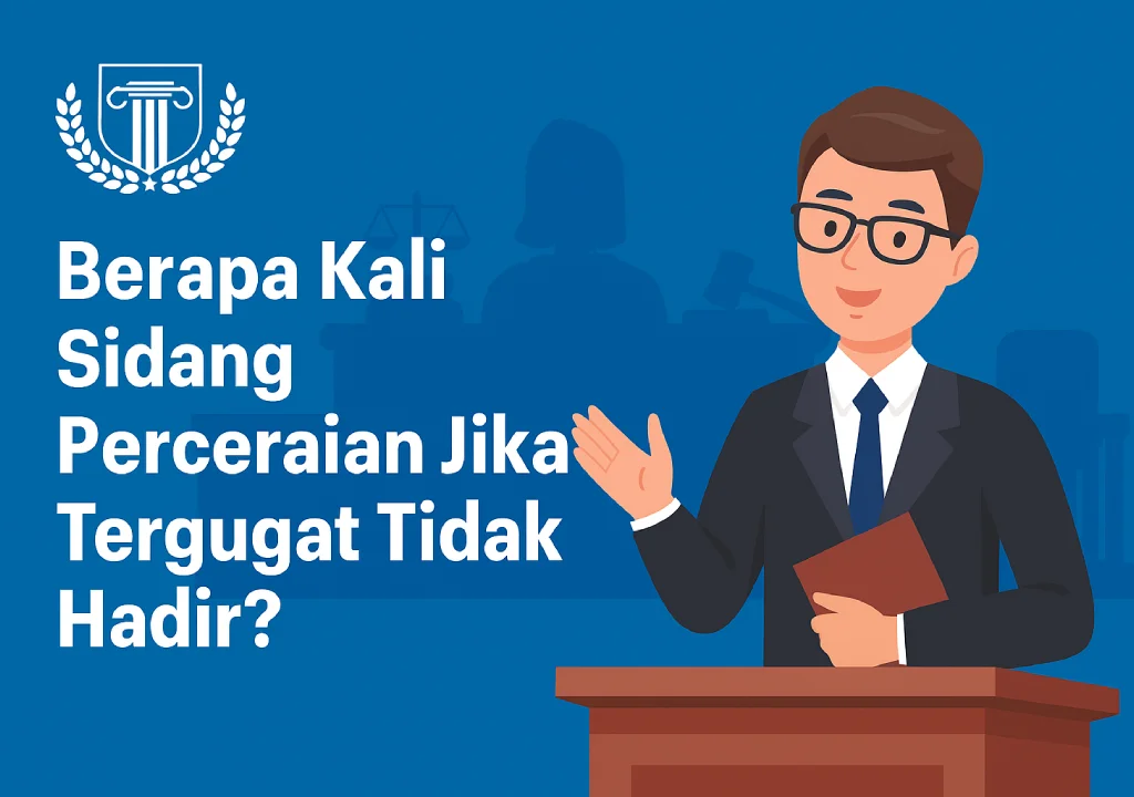 Berapa kali sidang perceraian jika tergugat tidak hadir