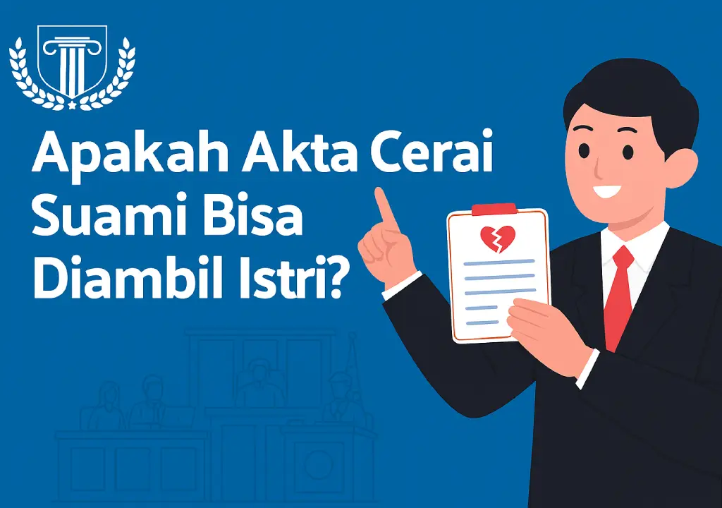 Apakah akta cerai suami bisa diambil istri?